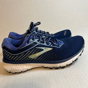 Brooks Ghost 12 Women’s Running Shoes Blue Purple Sz 7.5 Cushion Sneaker